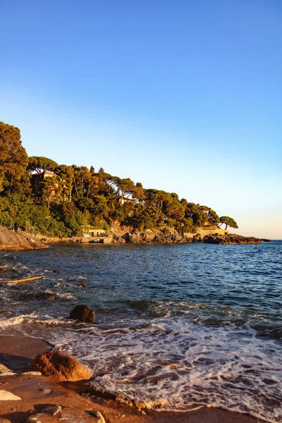 Lerici Five Countries Liguria Italy August 2018 View Coast Beach — 图库照片