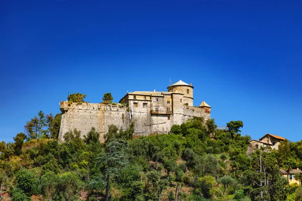 Portofino Liguria Italia Agosto 2018 Vista Castillo — Foto de Stock