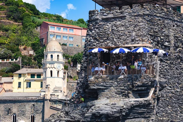 Vernazza Cinque Terre Λιγουρία Ιταλία Αυγούστου 2018 Άποψη Του Χωριού — Φωτογραφία Αρχείου