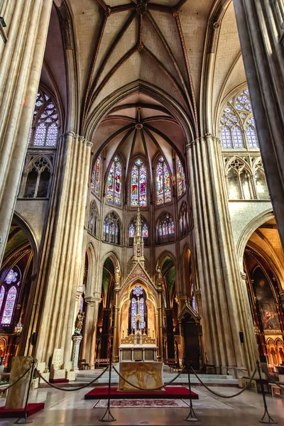 Bayona Francia Septiembre 2019 Interior Catedral Bayona Catedral Sainte Marie — Foto de Stock