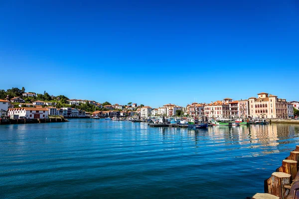 Saint Jean Luz Frankrike September 2019 Utsikt Över Hamnen Och — Stockfoto