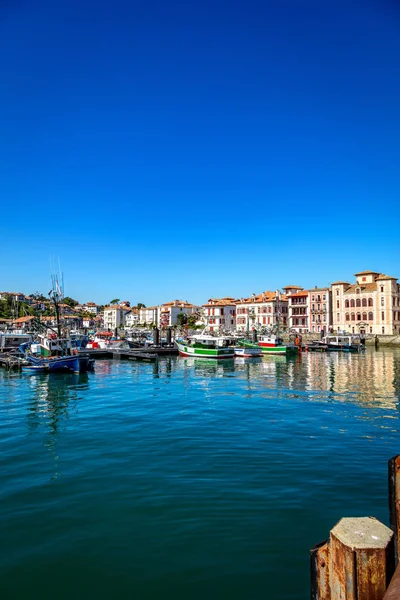 Saint Jean Luz Frankrike September 2019 Utsikt Över Hamnen Och — Stockfoto