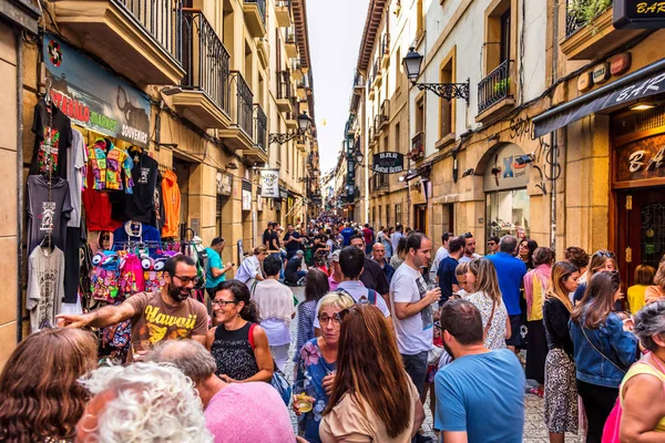 San Sebastian Španělsko Září 2019 Fermin Calbeton Kalea Street — Stock fotografie