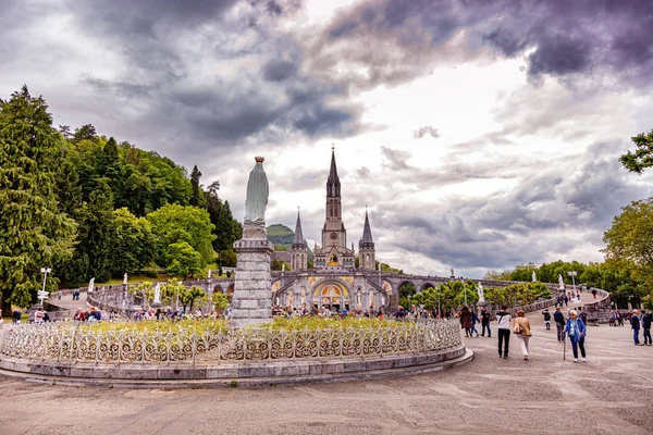 Lourdes Ιουνίου 2019 Τόπος Προσκυνήματος Lourdes Στη Νότια Γαλλία — Φωτογραφία Αρχείου