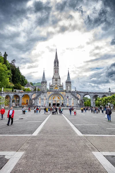 Lourdes Junio 2019 Lugar Peregrinación Lourdes Sur Francia — Foto de Stock