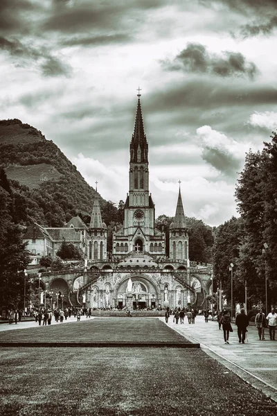 Lourdes Juni 2019 Pelgrimsoord Lourdes Zuid Frankrijk — Stockfoto