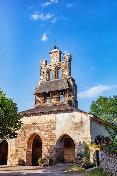 Iglesia Del Pueblo Audressein Departamento Arige Los Pirineos Región Occitanie — Foto de Stock