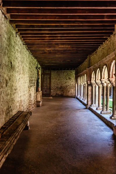 Giugno 2019 Chiostro Della Cattedrale Saint Lizier Dipartimento Arige Pirenei — Foto Stock