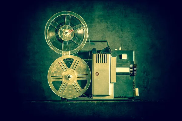 View of Old film projector