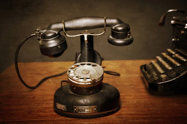 Vue Ancien Téléphone — Photo