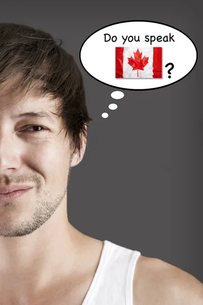 Ви говорите Канадський? — стокове фото