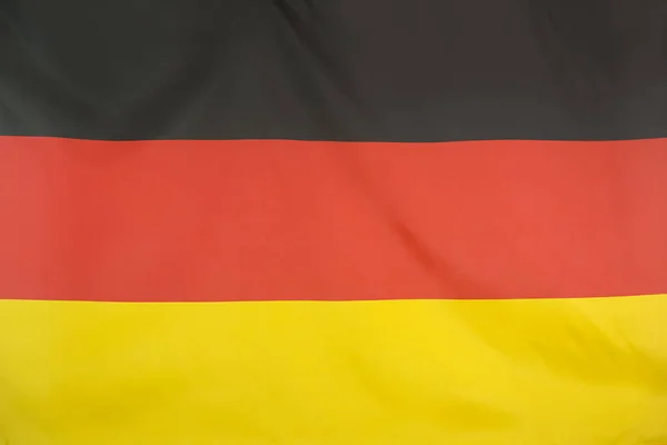 Bandera nacional textil de Alemania — Foto de Stock