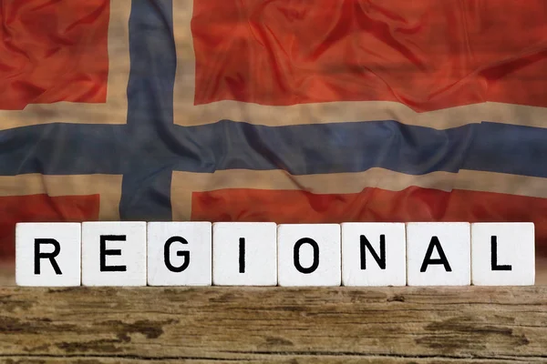 Regionala konceptet, Norge — Stockfoto