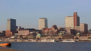 Panorama Hamburg Hafencity görünümünü