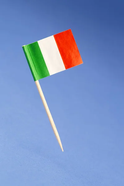 För Italien flagg på papper — Stockfoto