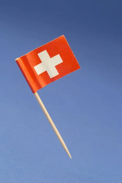 Papier vlag van Zwitserland — Stockfoto