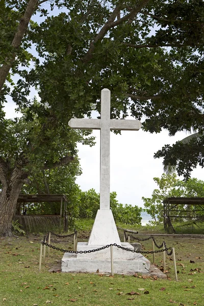 Krucifix, Praslin island — Stockfoto