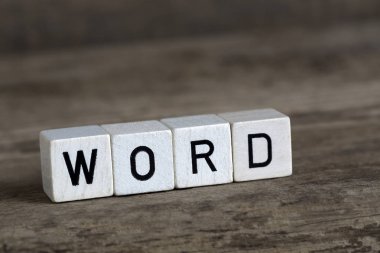 Word, küpleri içinde yazılı