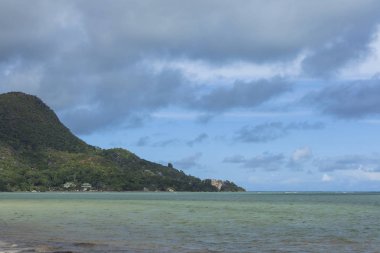 Doğa panorama, Praslin Adası, Seyşel Adaları    
