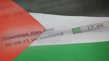 Bir bilgisayarda, Palestine bayrak dosya indirme