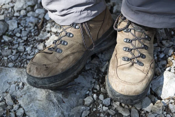 茶色登山靴 — ストック写真
