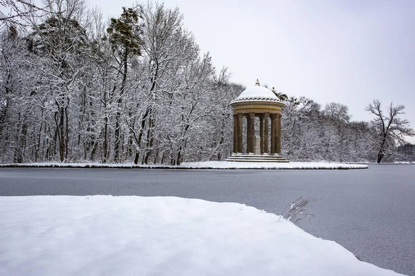 Apollo Temple at Nymphenburg castle park, Munich, Germany — Stock Photo, Image