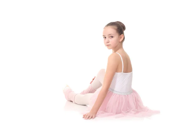 Little girl, dressed as a ballerina — Stock Photo, Image