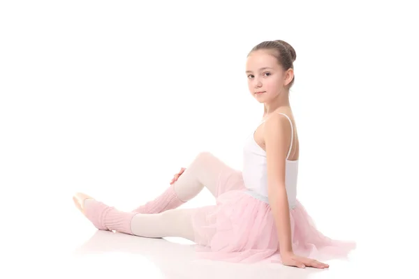 Little girl, dressed as a ballerina — Stock Photo, Image