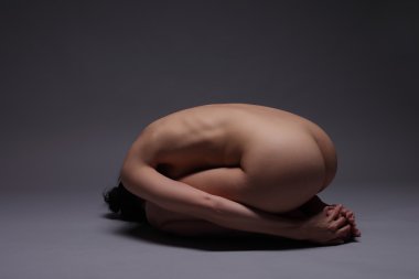 sırt ve popo çıplak kadın