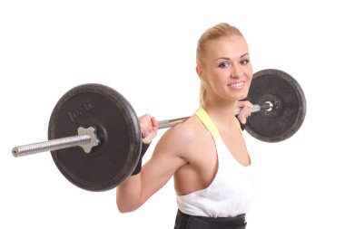  Fitness kız liftings ağırlıkları