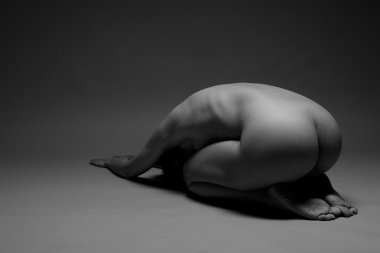 çıplak genç kadın geri ve white dress no bra