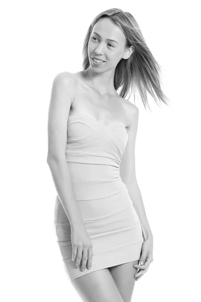 Sexy lady in dress — Stock Photo, Image