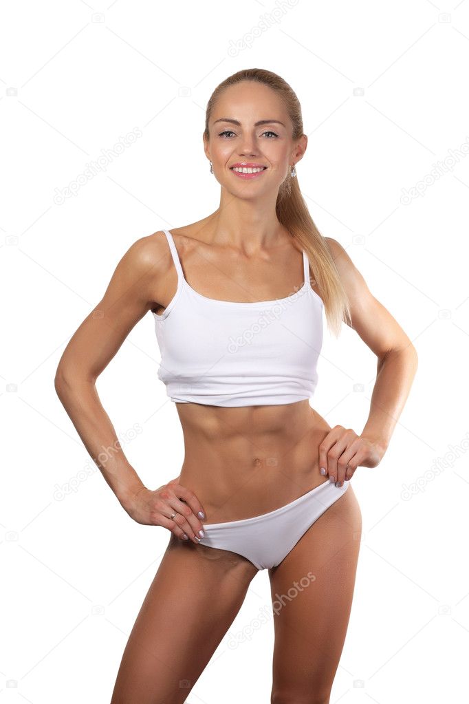 Slim woman body. Stock Photo by ©zhagunov 125622602