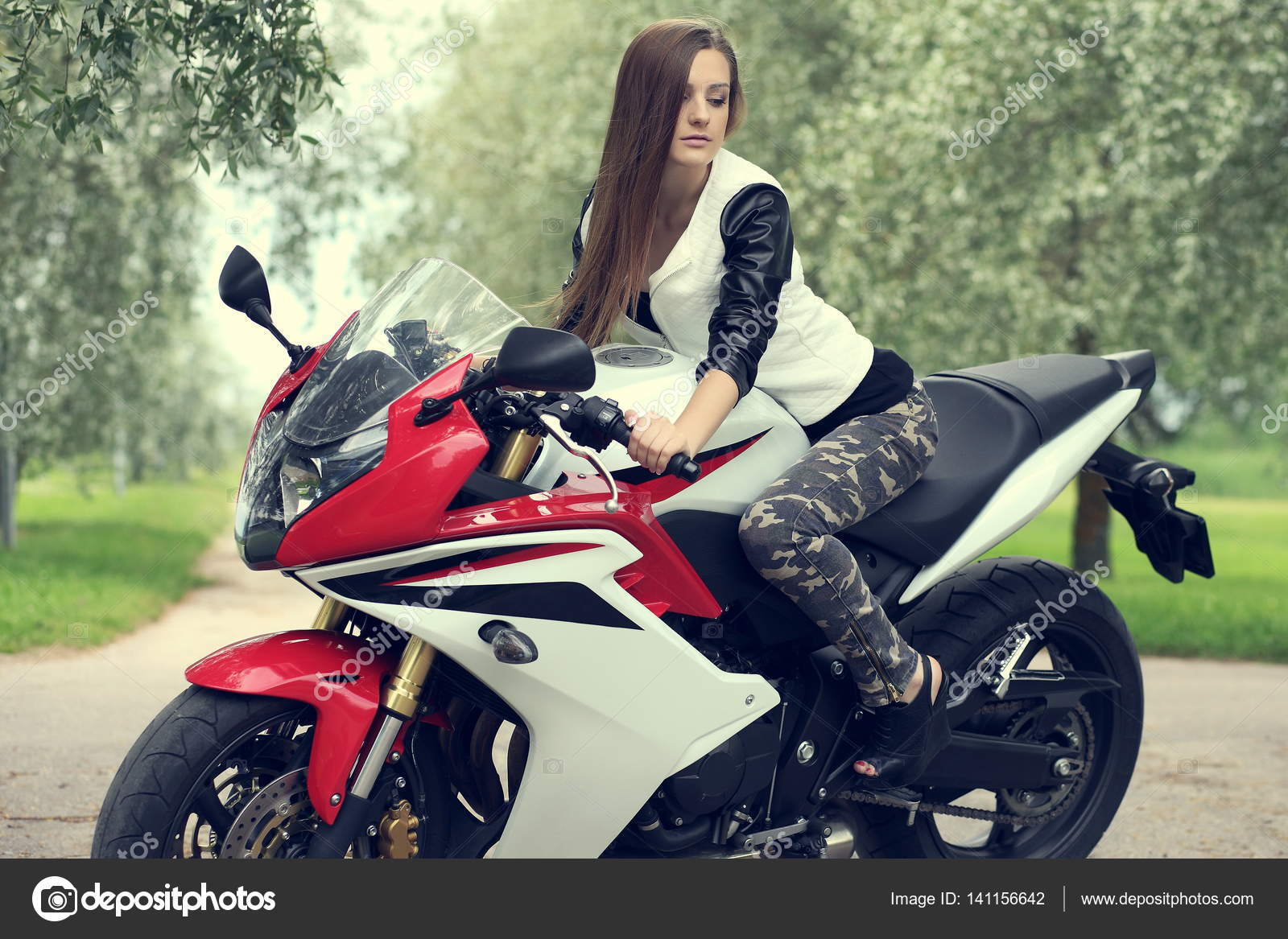 All above Nude girl posing on motorcycle did not Have Nude girl posing on motorcycle think