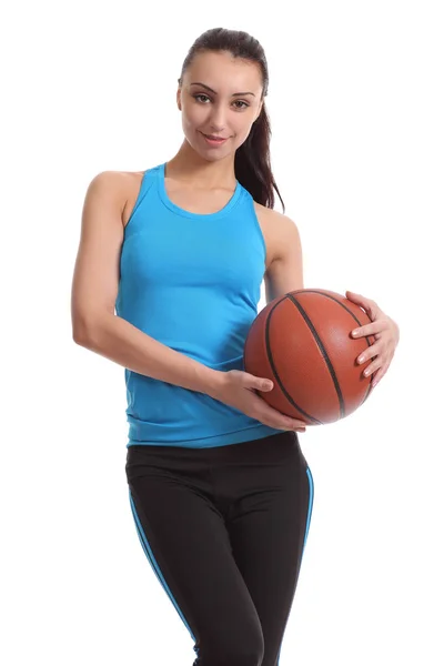 Žena s košíkovou — Stock fotografie