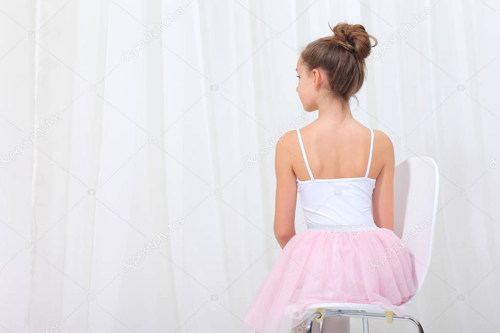 young girl ballerina