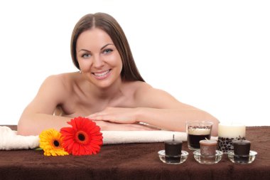 Genç ve güzel bir kızın portresi