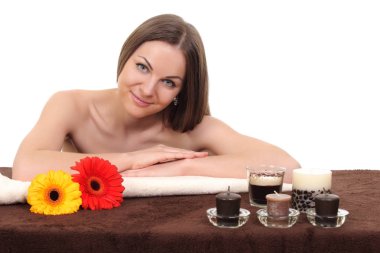 Genç ve güzel bir kızın portresi