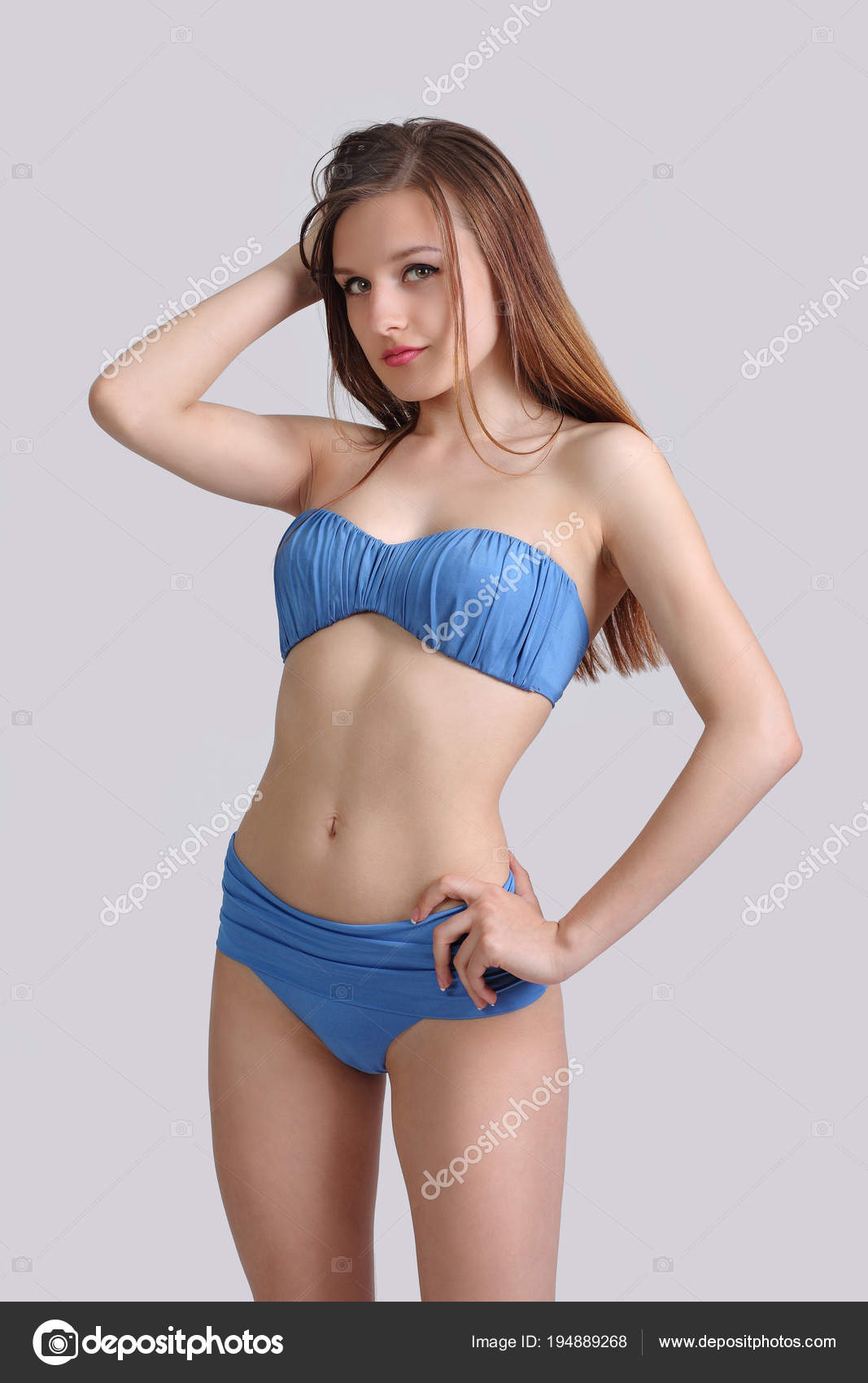 cute girl in a bikini