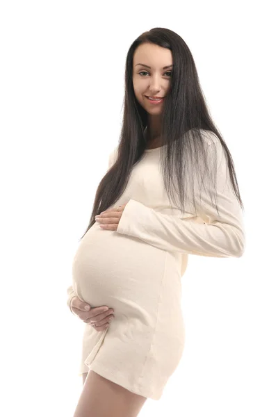 怀孕和生育概念。 怀孕妇女 — 图库照片