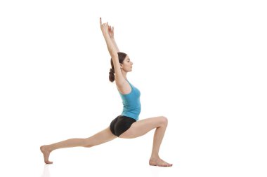 genç güzel yoga poz