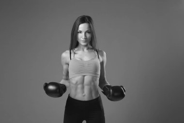 güzel boksör kadın