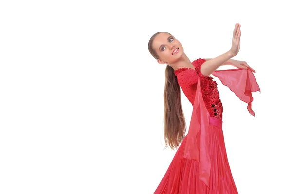 어린 소녀 댄서 — 스톡 사진