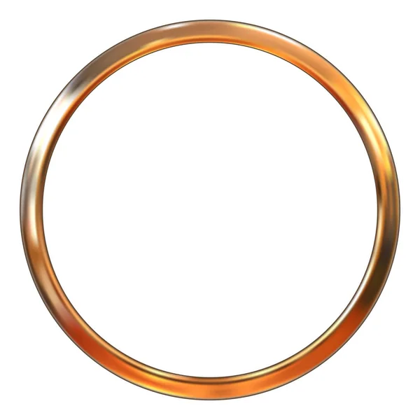 Frame gold ring — Stock Vector