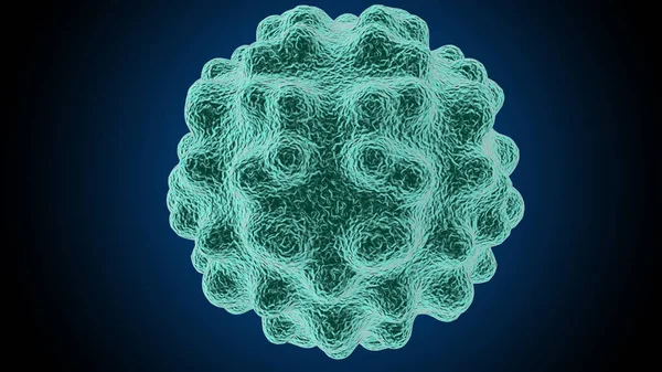 Virus batterico rendering 3D — Foto Stock
