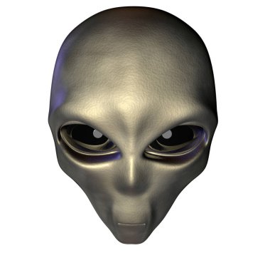 3D render alien