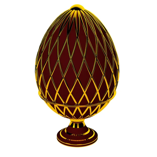 Takı yumurta. 3D render. — Stok fotoğraf