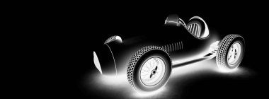 Yarış car.3d render