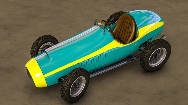 Auto da corsa. rendering 3D — Foto Stock