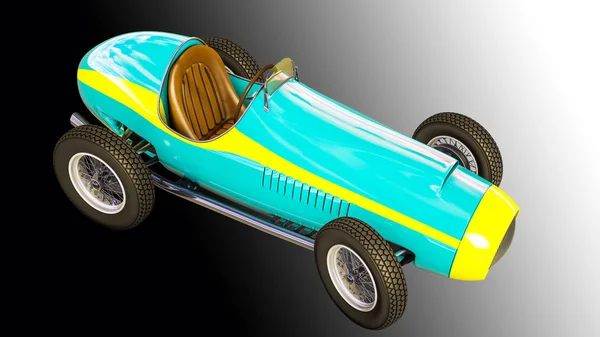 Auto da corsa. rendering 3D — Foto Stock